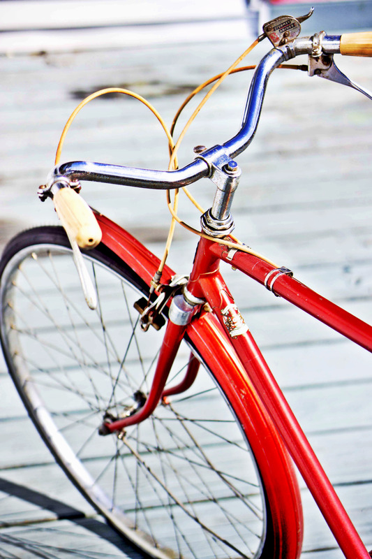 bike being pushed