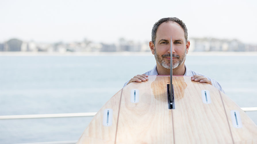 MBA alumnus Stephan Aarstol, founder and CEO of Tower Stand Up Paddle Boards