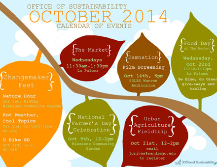 October events calendar 