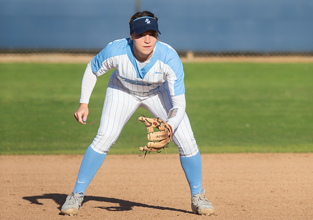 Rion Simms in the infield