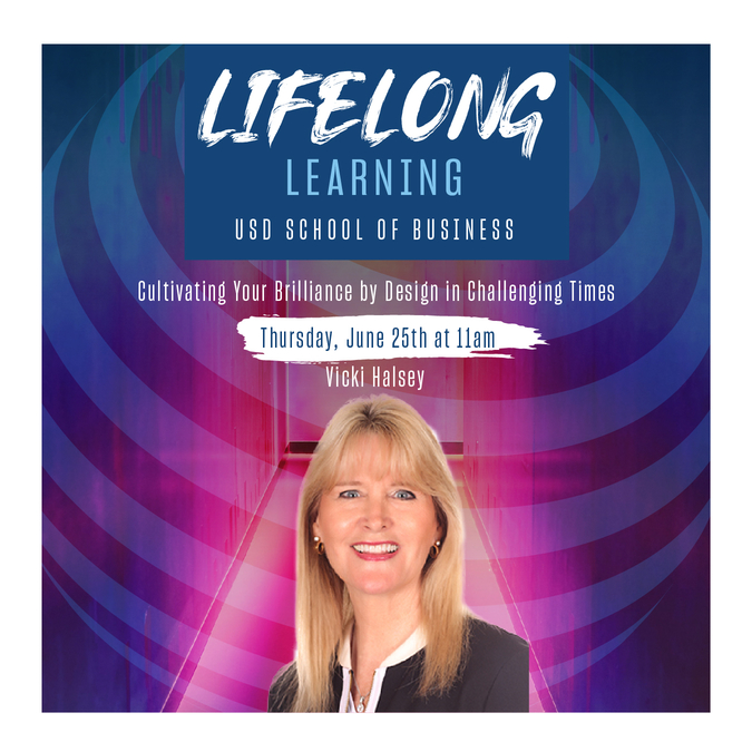 University of San Diego Lecturer Vicki Halsey presents in Lifelong Learning Webinar Series