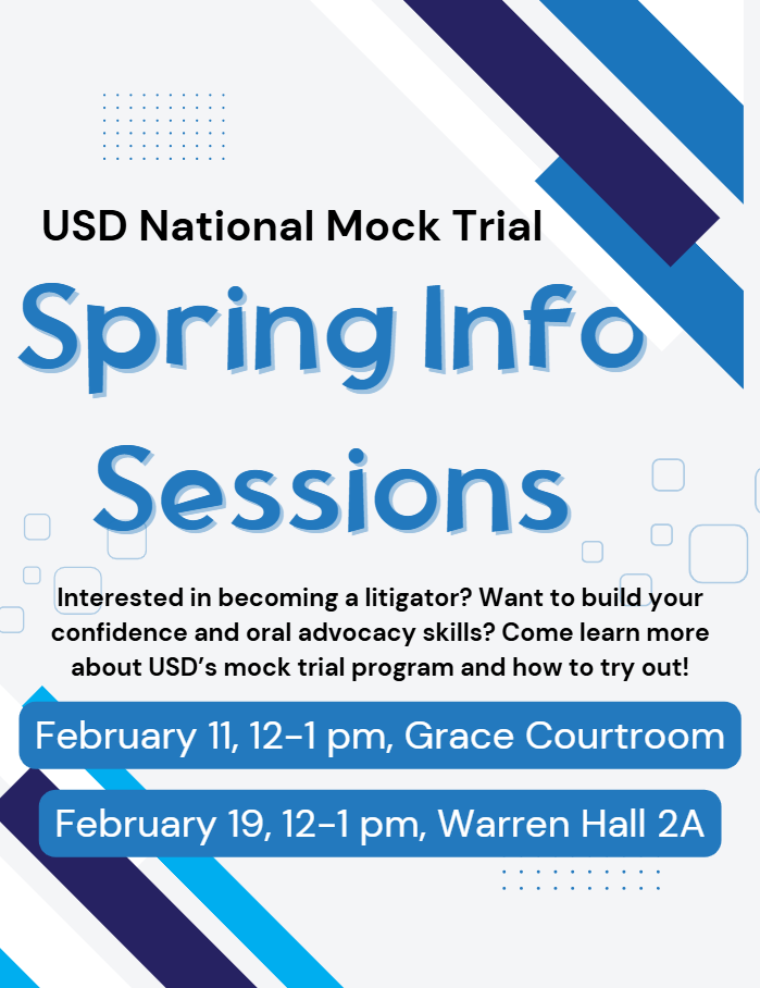 mock trial info session flyer