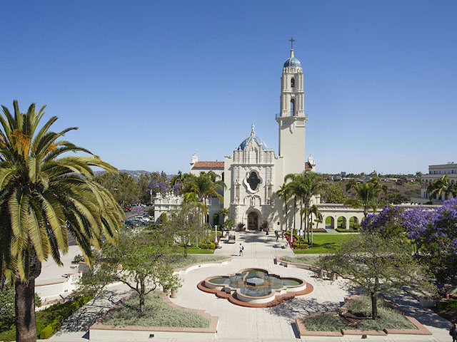 Image of center of USD campus