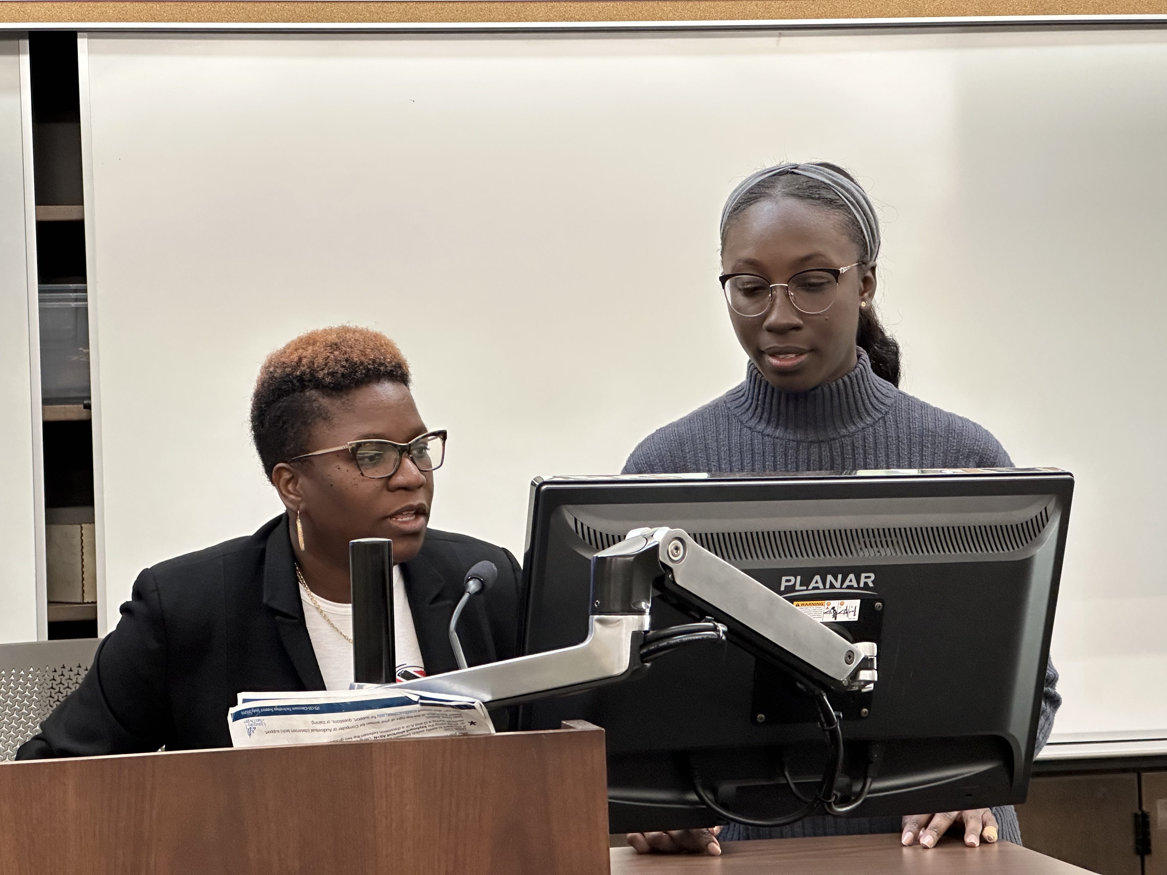 Shamika Spencer and Odesma Dalrymple