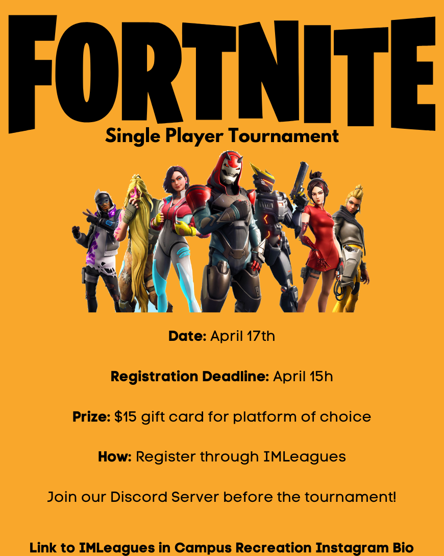 Intramural Fortnite Tournament