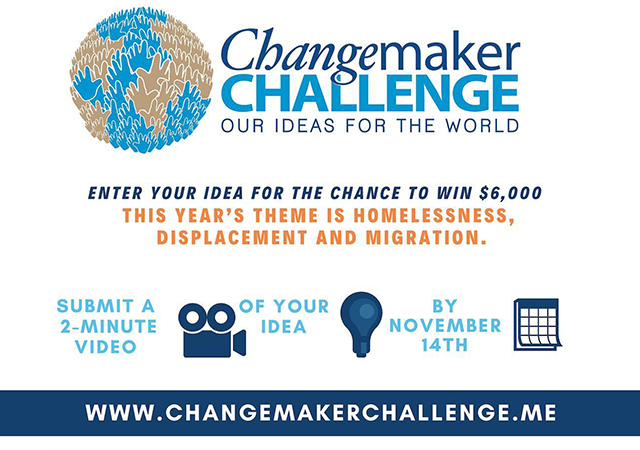 Changemaker Challenge 2019 voting takes place Nov. 25-Dec. 4.