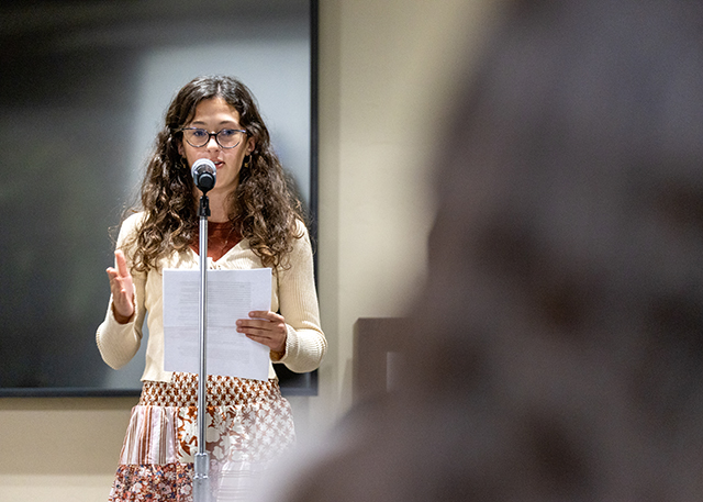 Lily Giovannelli, speaker pro-temp of USD Associated Student Government