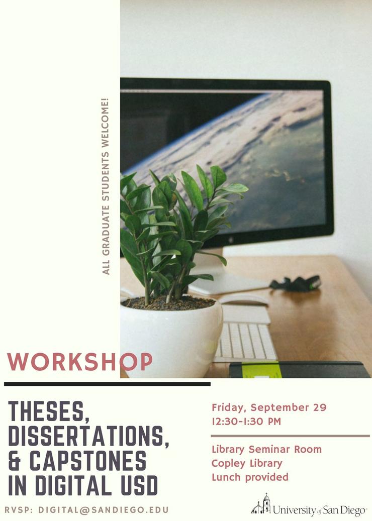 Flyer for Graduate Student Workshop 