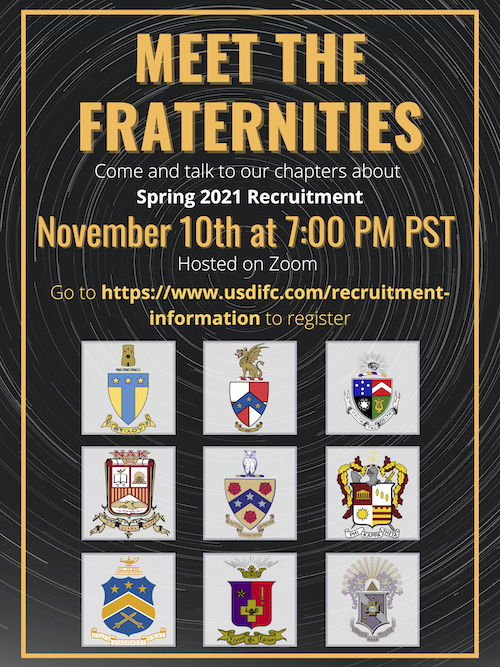 meet the fraternities flyer