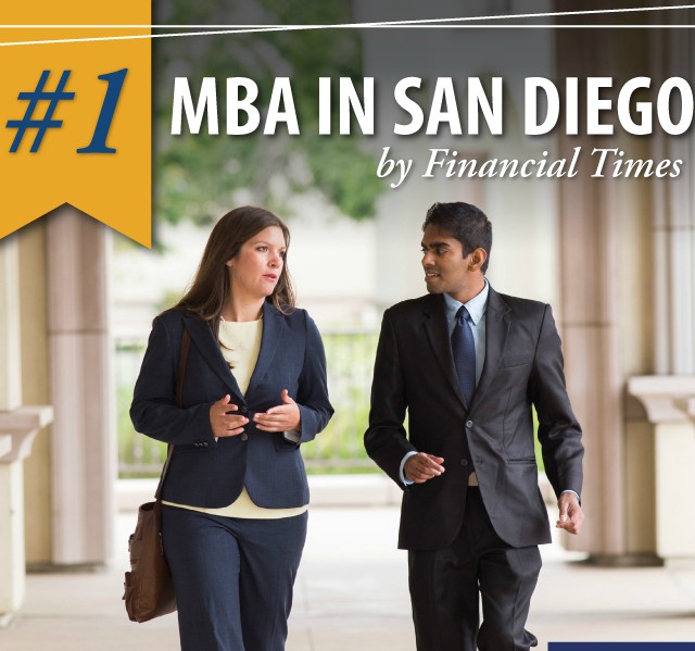 University of San Diego MBA Program Ranked in World’s Top 100, Sixth in