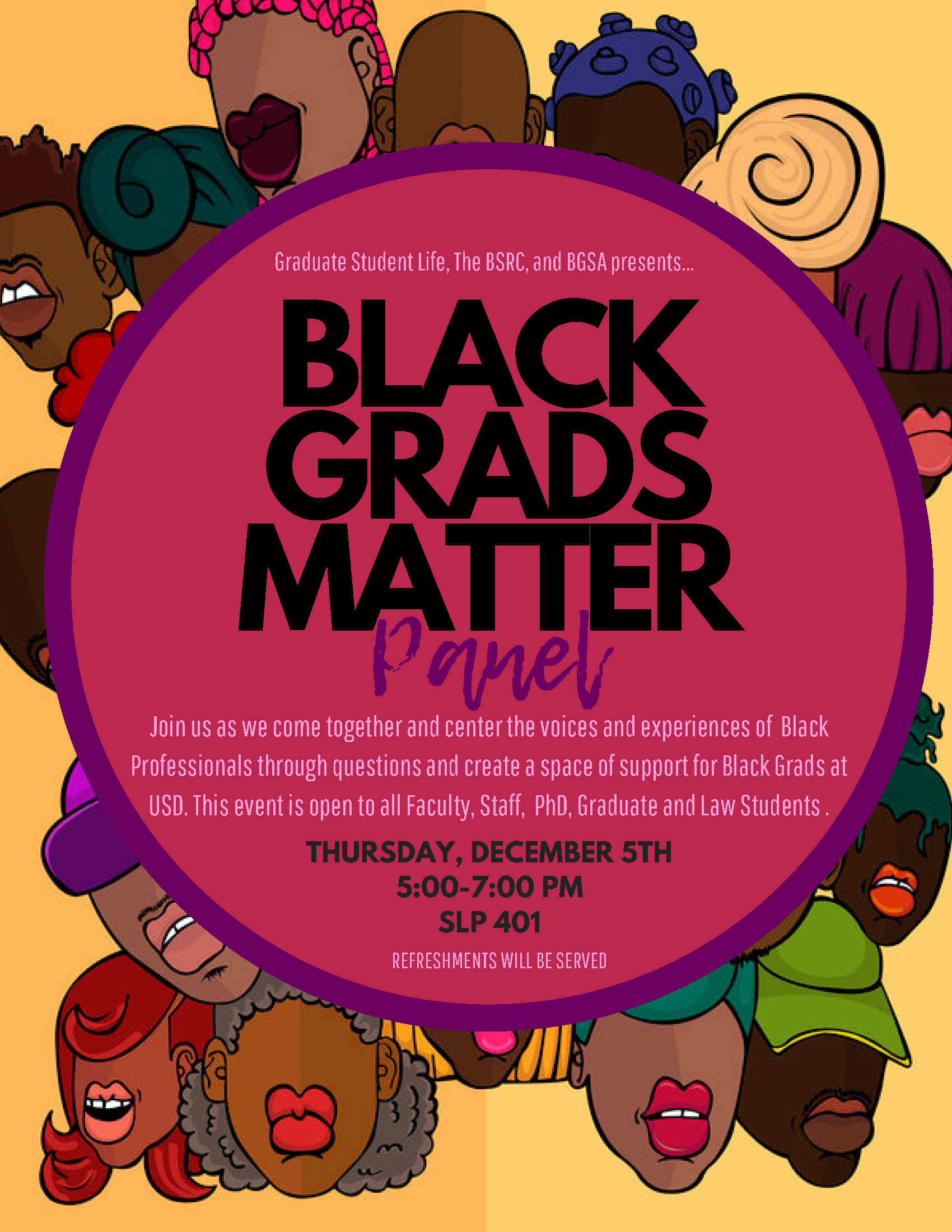 GSL, BSRC, BGSA Black Grads Matter