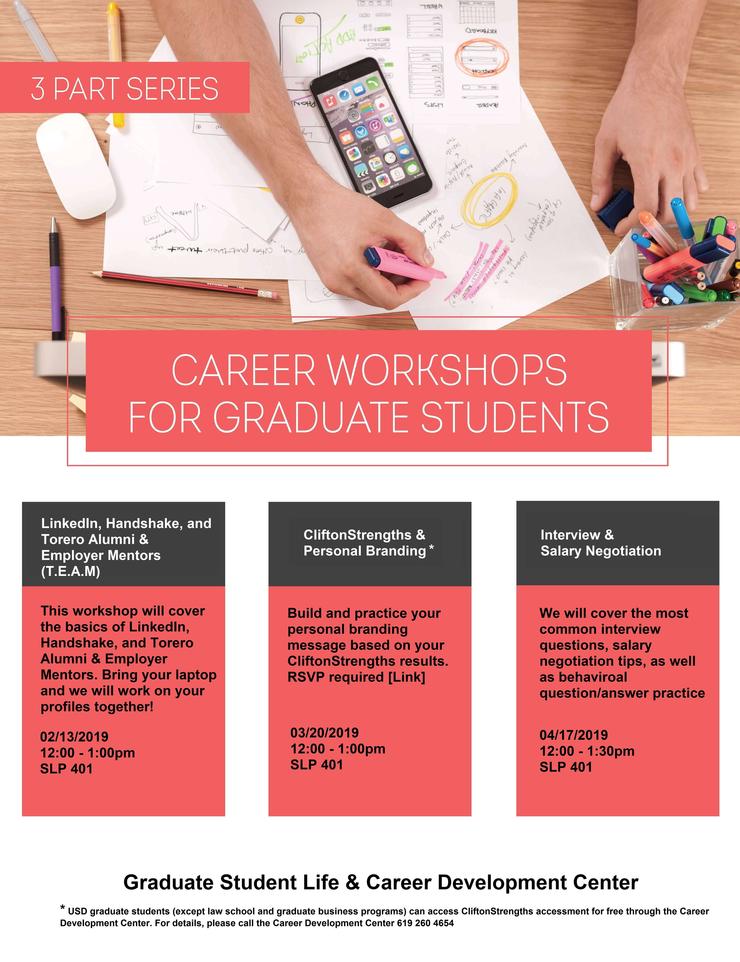 Flyer for Career Workshop