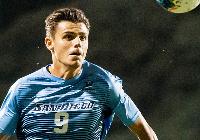 Miguel Berry is the first USD men's soccer player to earn All-American status since 2002.