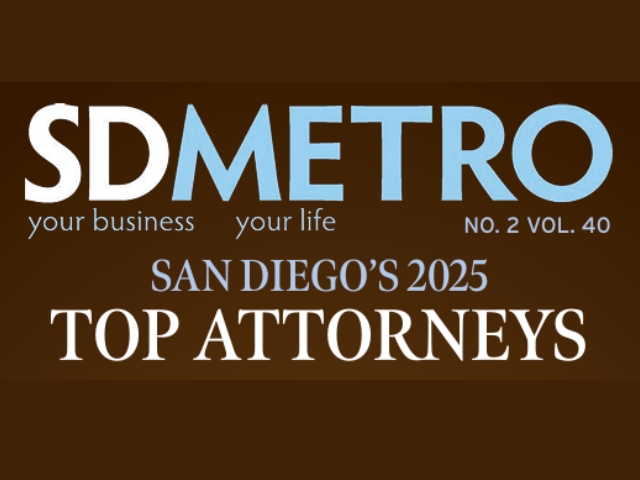 SD Metro's 2025 Top Attorneys