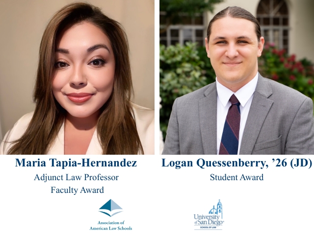 AALS Names Three USD School of Law Members to 2025 Pro Bono Honor Roll