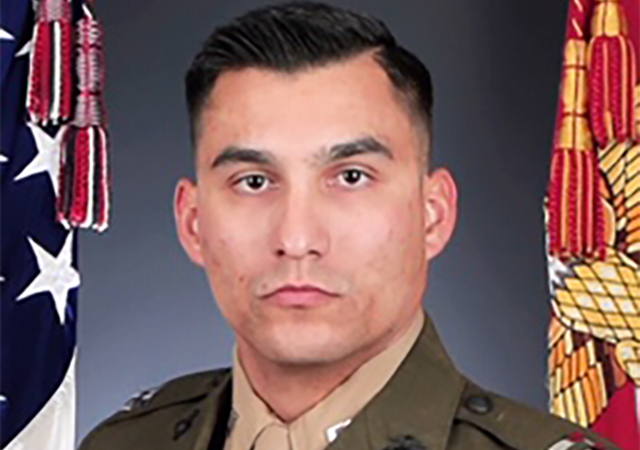 Marine Corps Captain Andrew Blascovich '14 (BA), '20 (MA, LEPSL)