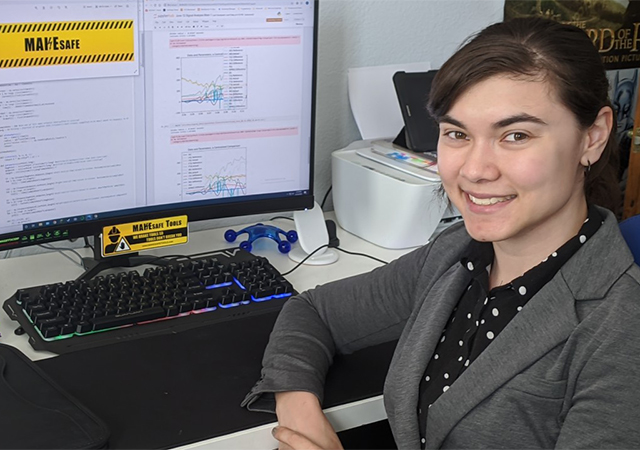 Laura Bolt, USD physics major