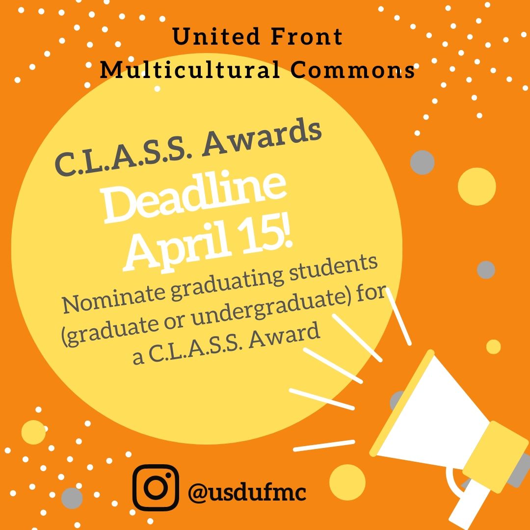 UFMC C.L.A.S.S. Awards Deadline Reminder