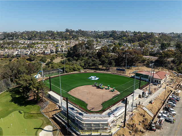 new usd softball complex