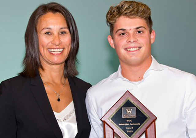 Garrett Kurtz, WCC Sportsmanship Award