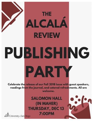 Alcala Review Publishing Party