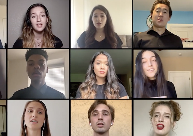 USD Concert Choir sing "Only in Sleep."