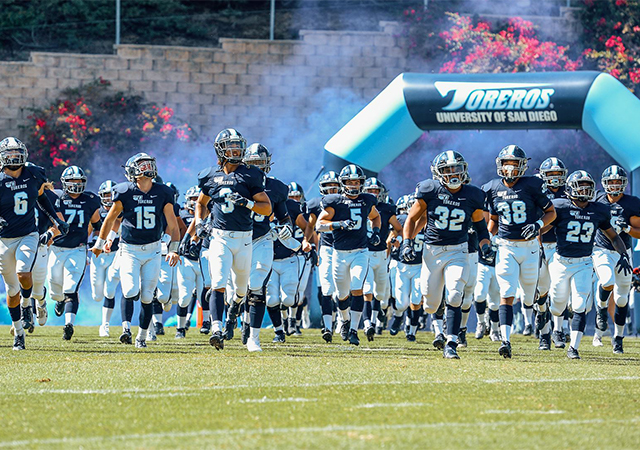 The start of the 2020 USD Football season has been delayed to Sept. 26 and the PFL will play only in-conference games.