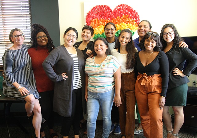 Members of the USD Womxn of Color Summit Planning Committee.