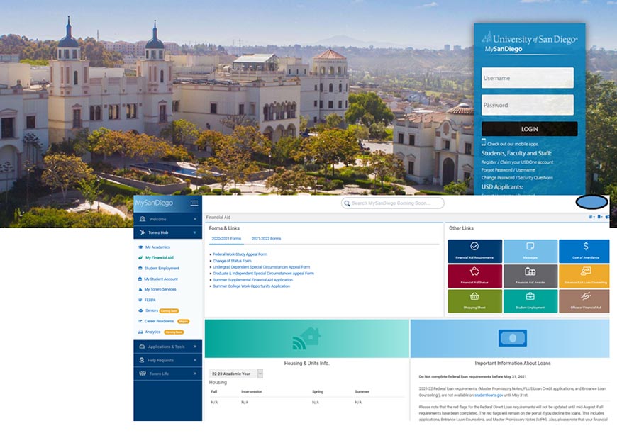 Usd Releases New Mysandiego Portal University Of San Diego
