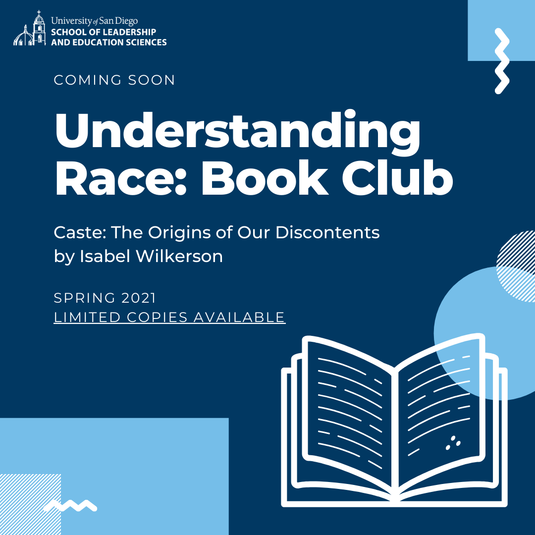 SOLES Understanding Race Book Club Announcement Flyer