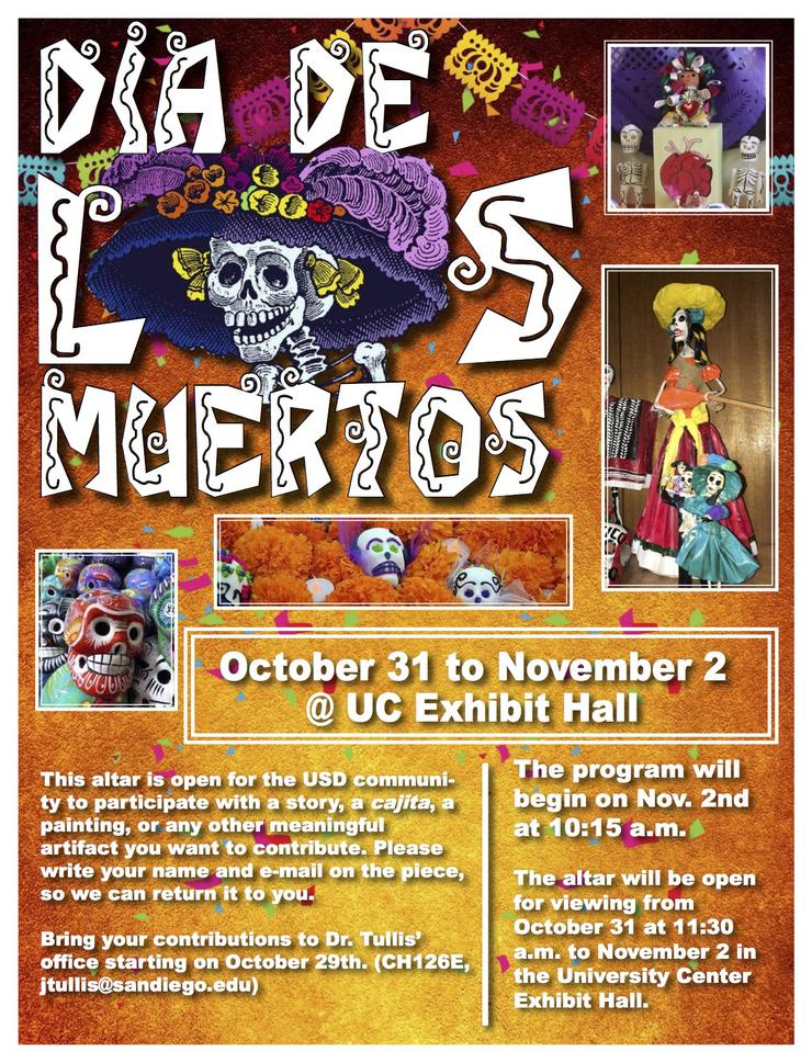 Dia de los Muertos Event Flyer
