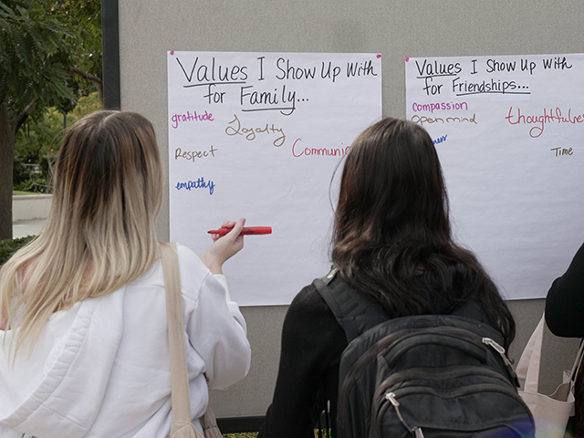 Students participate in Sweet Talk