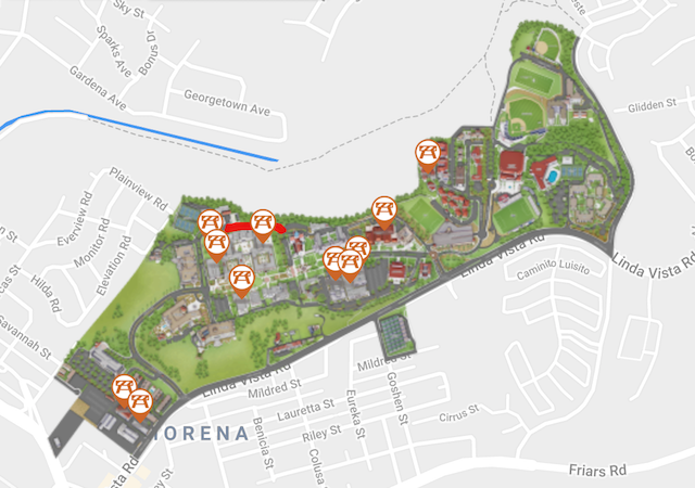 Map of campus