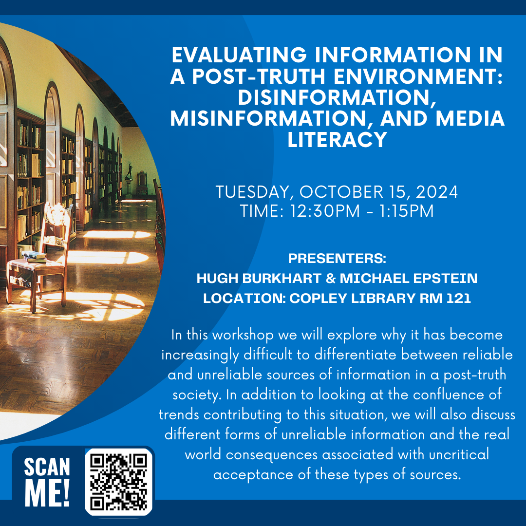 Campus Event Evaluating Information in a PostTruth Environment