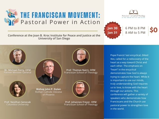 The Franciscan Movement: Pastoral Power in Action Conference and Picture of speakers