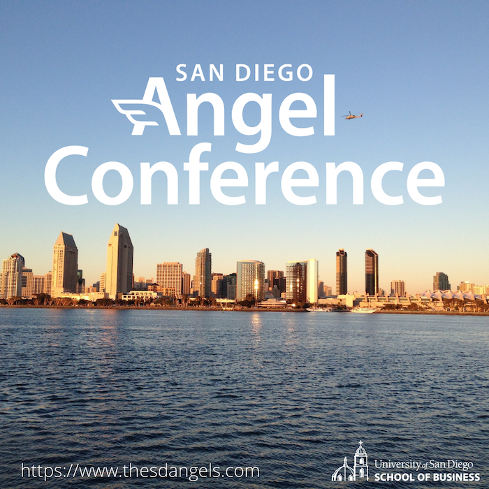 San Diego Angel Conference text over image of San Diego Bay