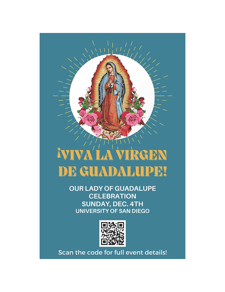 Our Lady of Guadalupe event flier