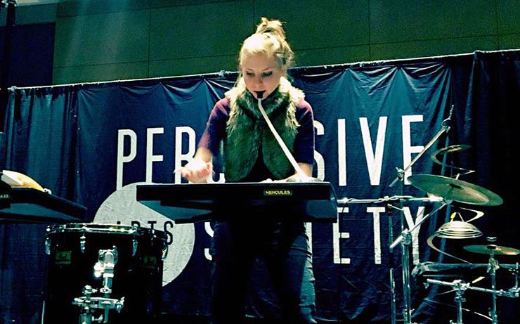Katelyn Rose King-Utzinger performing Zaum Box by Christopher Adler