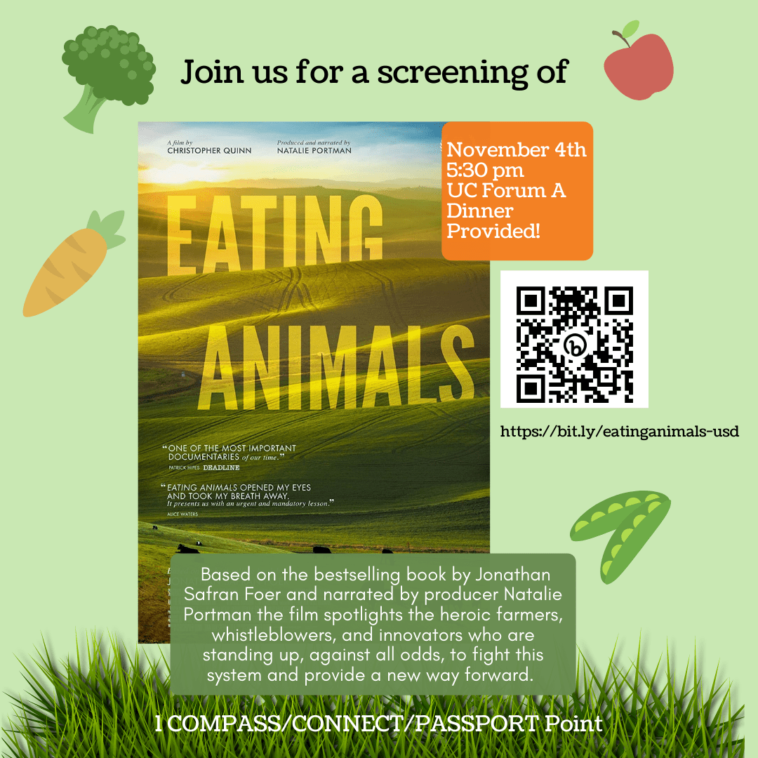 Campus Event - Eating Animals Film Screening – USD News Center University of San Diego Campus Event - Eating Animals Film Screening – USD News Center University of San Diego