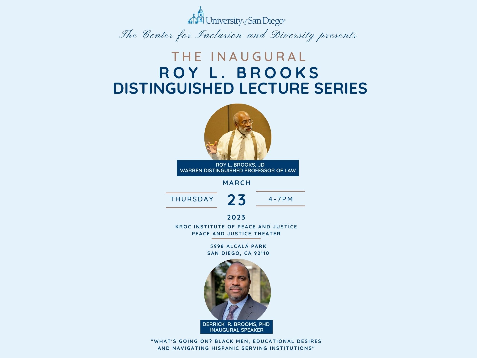 Roy L. Brooks Event