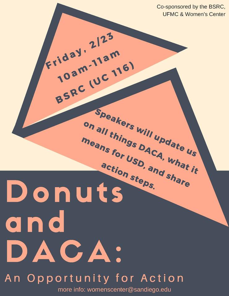 Donuts and DACA flyer