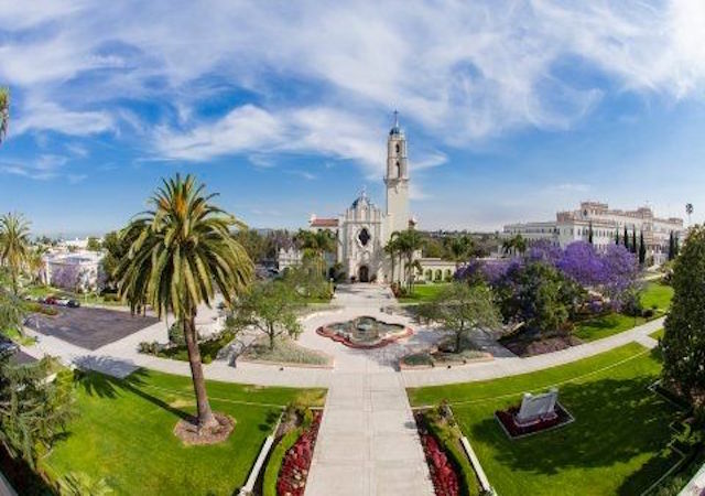 Image of the Immaculata and surrounding areas of USD campus