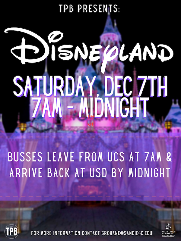 Disneyland flyer