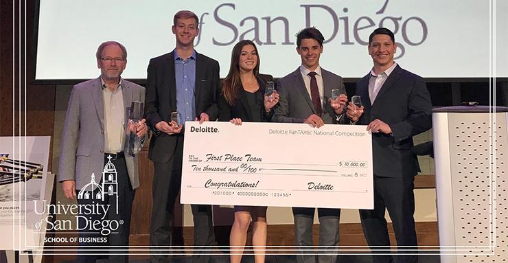 USD Accounting Team Takes First Place