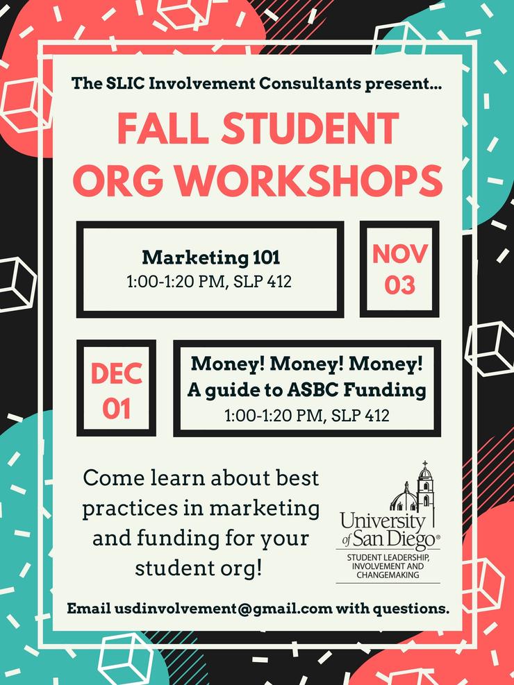 Fall Student Org Flyer