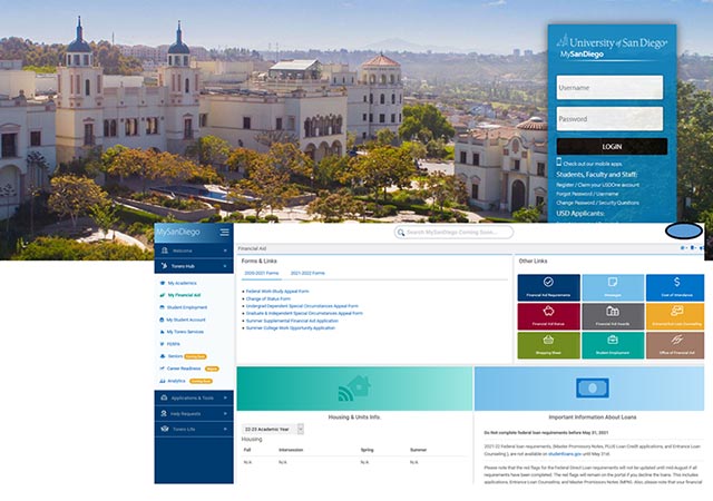 The new USD MySanDiego portal