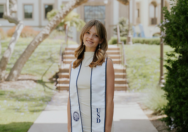 Valedictorian Chaney Wollaston