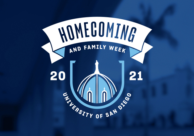 Homecoming and Family Week logo