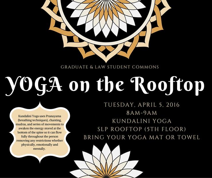 Yoga on the Rooftop - April 5, 2016