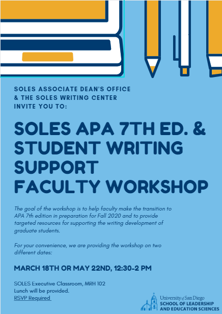 Faculty Workshop Flyer